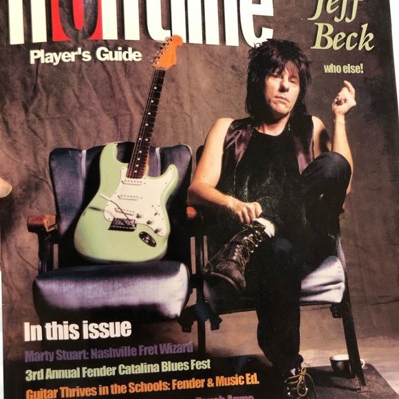 Lot of 9 Vintage Guitar Mags 80/90s Jeff Beck Pink Floyd Rage Led Zep BB King - Picture 9 of 10